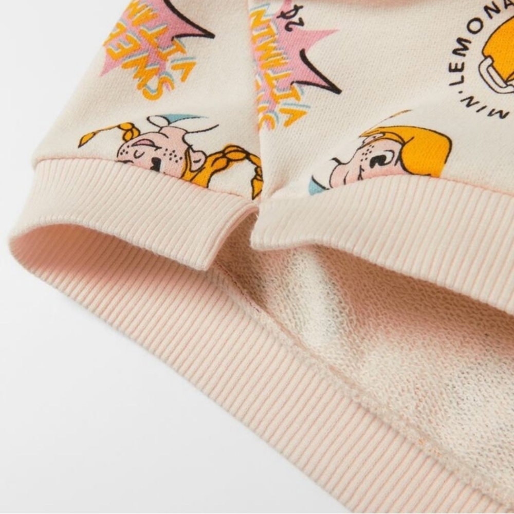 Zara Toddler Faces Print Sweatshirt. - Picture 3 of 10